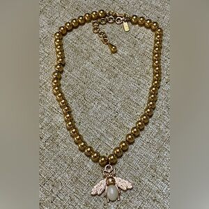Monet 10k Elegant Gold Beaded Necklace